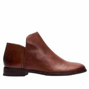 Frye elyssa shortie cognac brown booties